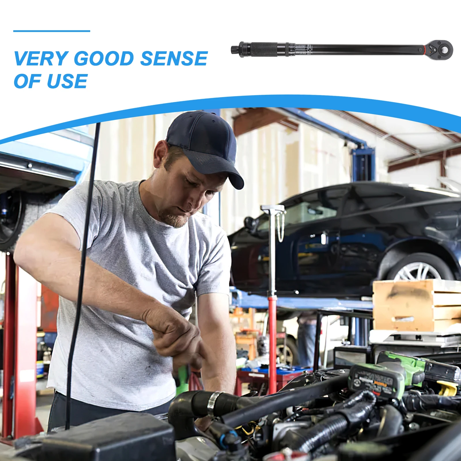 1 2 1 2 Inch With Precast Torque Wrench Click Type Ratcheting Mechanism Iron Torque Wrench Steel Hand Tool
1 2 1 2 Inch With Precast Torque Wrench Click Type Ratcheting Mechanism Iron Torque Wrench Steel Hand Tool