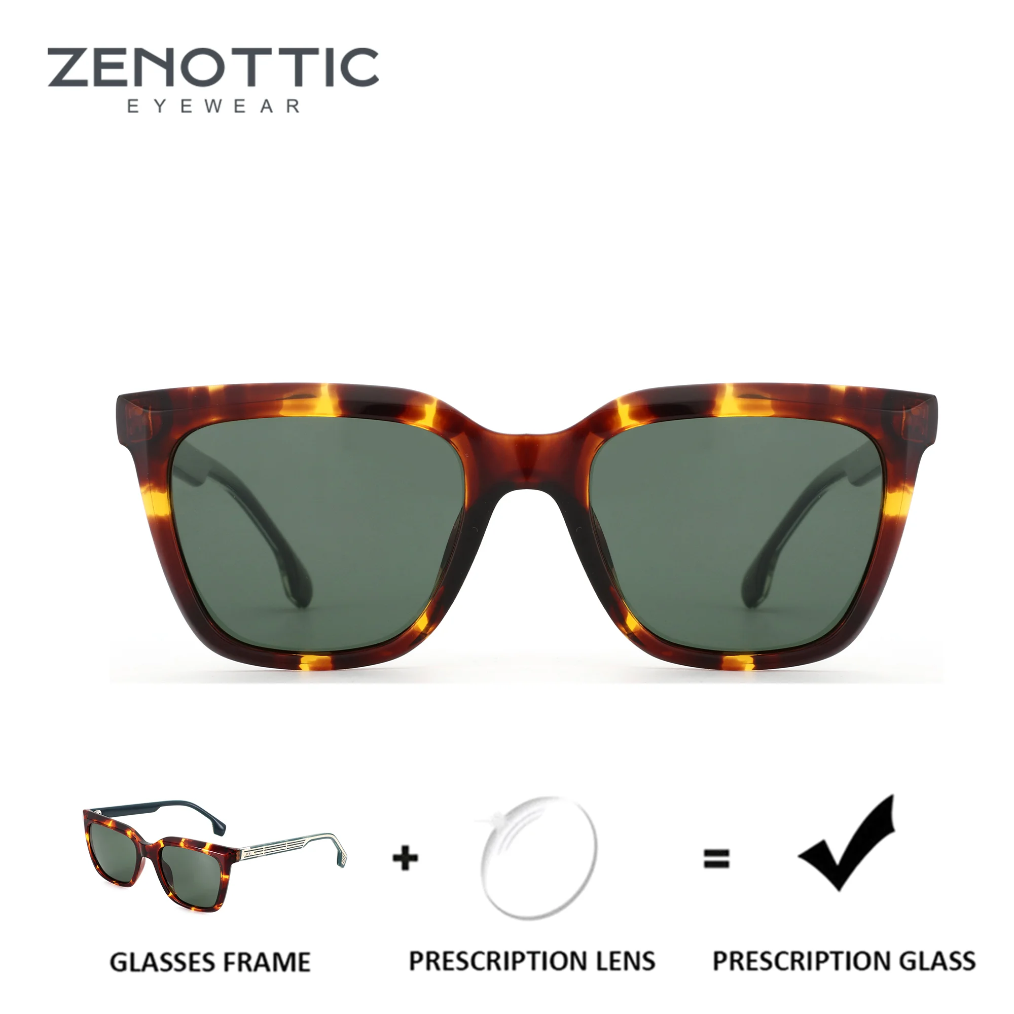 ZENOTTIC Vintage Polarized Prescription Sunglasses Men Classic Square Frame UV400 Protection Outdoor Driving Shades
ZENOTTIC Vintage Polarized Prescription Sunglasses Men Classic Square Frame UV400 Protection Outdoor Driving Shades