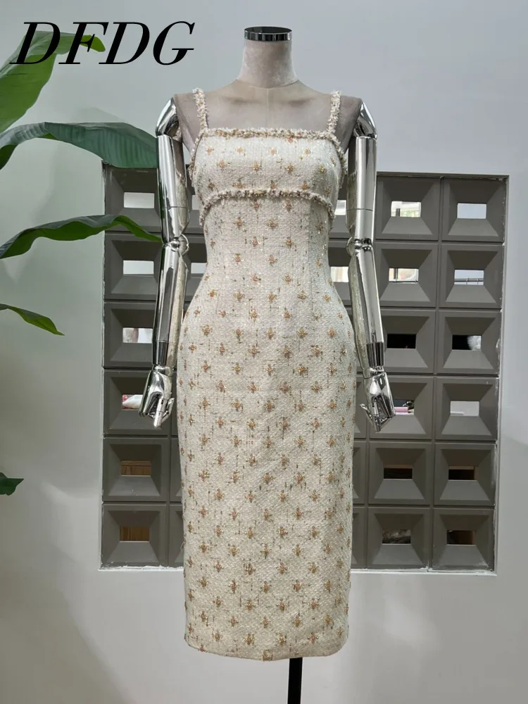 DFDG Women’s 2025 Woven One Shoulder Bodycon Dress Slit Spaghetti Strap Banquet Evening Gown Spring Summer Womens Dresses
DFDG Women’s 2025 Woven One Shoulder Bodycon Dress Slit Spaghetti Strap Banquet Evening Gown Spring Summer Womens Dresses