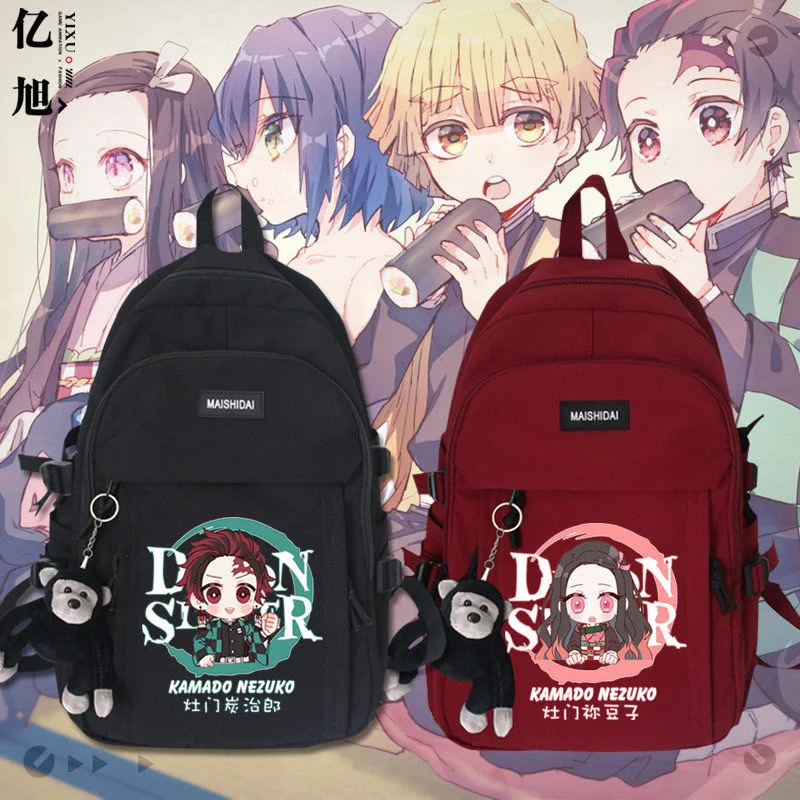 Anime Demon Slayer Inosuke Zenitsu Backpack Teenarges Schoolbag Laptop Bag Children Boys Fashion Travel Outdoor Bags Mochila+Toy
Anime Demon Slayer Inosuke Zenitsu Backpack Teenarges Schoolbag Laptop Bag Children Boys Fashion Travel Outdoor Bags Mochila+Toy