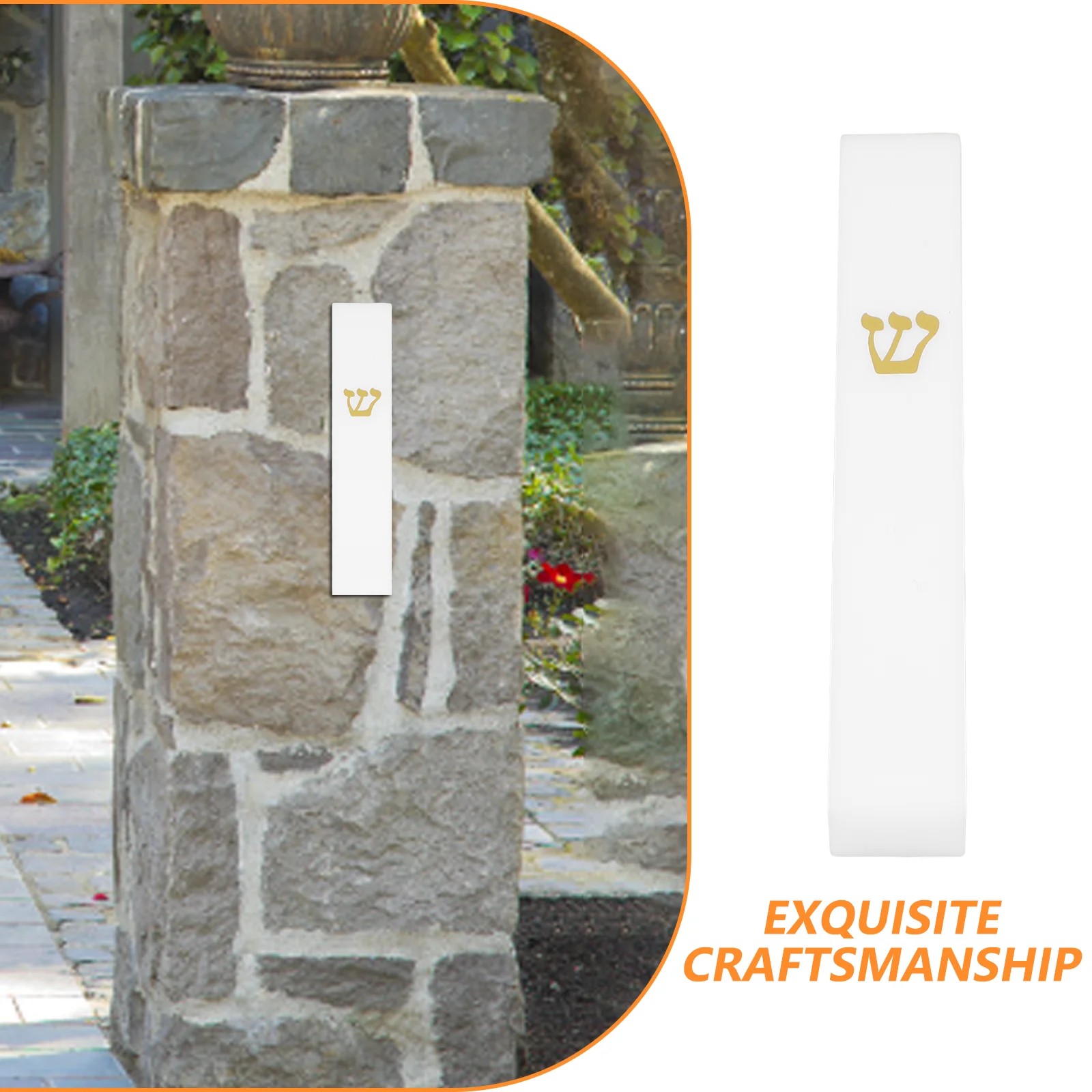 Resin Door Post Crafts Home Decor Elegant Black Waterproof Corrosion Resistant Mezuzah Judaica Blessing Case Scroll
Resin Door Post Crafts Home Decor Elegant Black Waterproof Corrosion Resistant Mezuzah Judaica Blessing Case Scroll