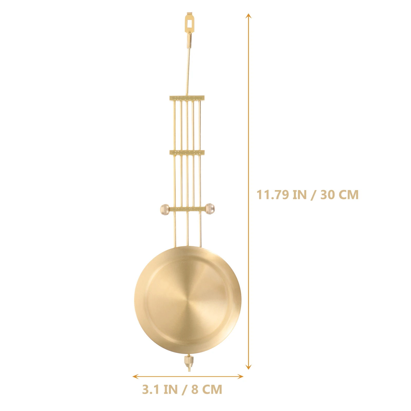 Gold Metal Pendulum Wall Clock Parts DIY Quartz Replacement Accessories Vintage Style Classic Decor Supplies
Gold Metal Pendulum Wall Clock Parts DIY Quartz Replacement Accessories Vintage Style Classic Decor Supplies