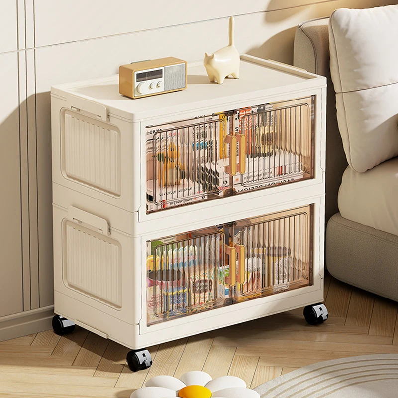 No Installation Required Transparent Storage Cabinet Multi-layer Organizer for Bedroom Clothes Toys Kitchen Snacks Home Storage
No Installation Required Transparent Storage Cabinet Multi-layer Organizer for Bedroom Clothes Toys Kitchen Snacks Home Storage