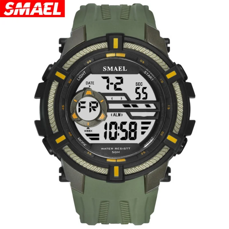 Smael Multi-Function Sports Watch Men's Waterproof Luminous Fashion Trendy Electronic Watch
Smael Multi-Function Sports Watch Men's Waterproof Luminous Fashion Trendy Electronic Watch