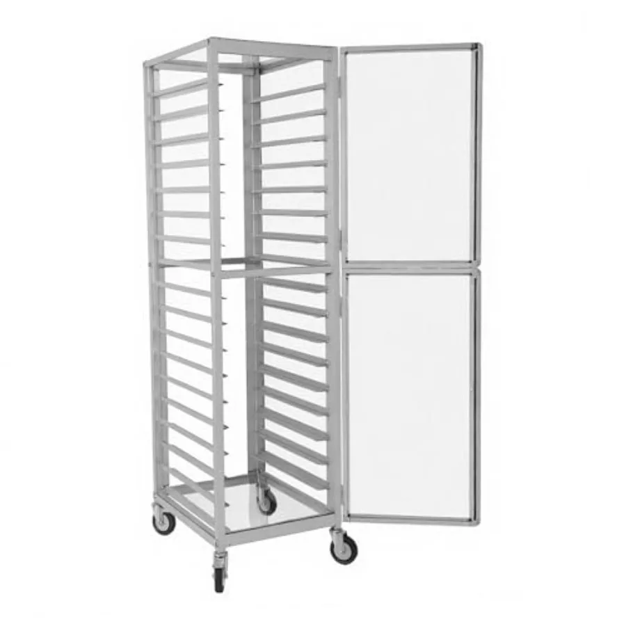 Commercial bakery sheet pan rack with 18 tiers, stainless steel, silver, NSF-listed for cooling and storage in kitchen or home
Commercial bakery sheet pan rack with 18 tiers, stainless steel, silver, NSF-listed for cooling and storage in kitchen or home