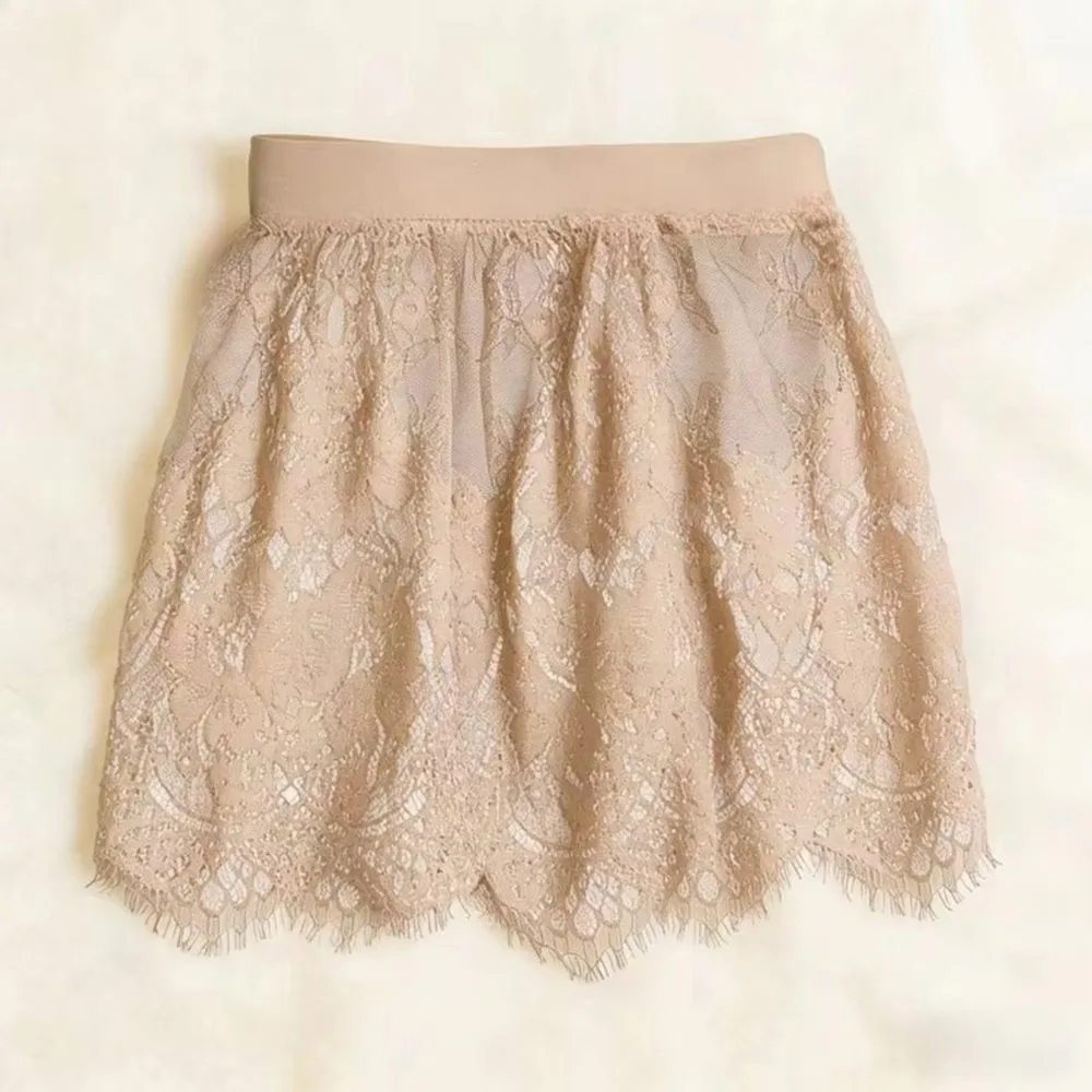 Sexy Transparent Lace Mesh Skirt Black White Short Micro Skirt Women Underskirt Summer
Sexy Transparent Lace Mesh Skirt Black White Short Micro Skirt Women Underskirt Summer