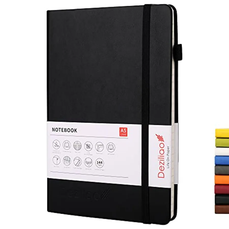 Lined Journal Notebooks with Pen Loop, Hardcover Notebook Journal for Work, 100Gsm Premium Thick Paper with Inner Pocket, Mediu
Lined Journal Notebooks with Pen Loop, Hardcover Notebook Journal for Work, 100Gsm Premium Thick Paper with Inner Pocket, Mediu