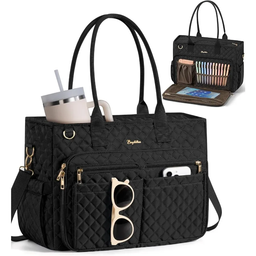 Quilted Shoulder Handbag for Women with Multiple Compartments and Adjustable Strap Ideal for Carrying 15.6 inch Laptop Perfect
Quilted Shoulder Handbag for Women with Multiple Compartments and Adjustable Strap Ideal for Carrying 15.6 inch Laptop Perfect