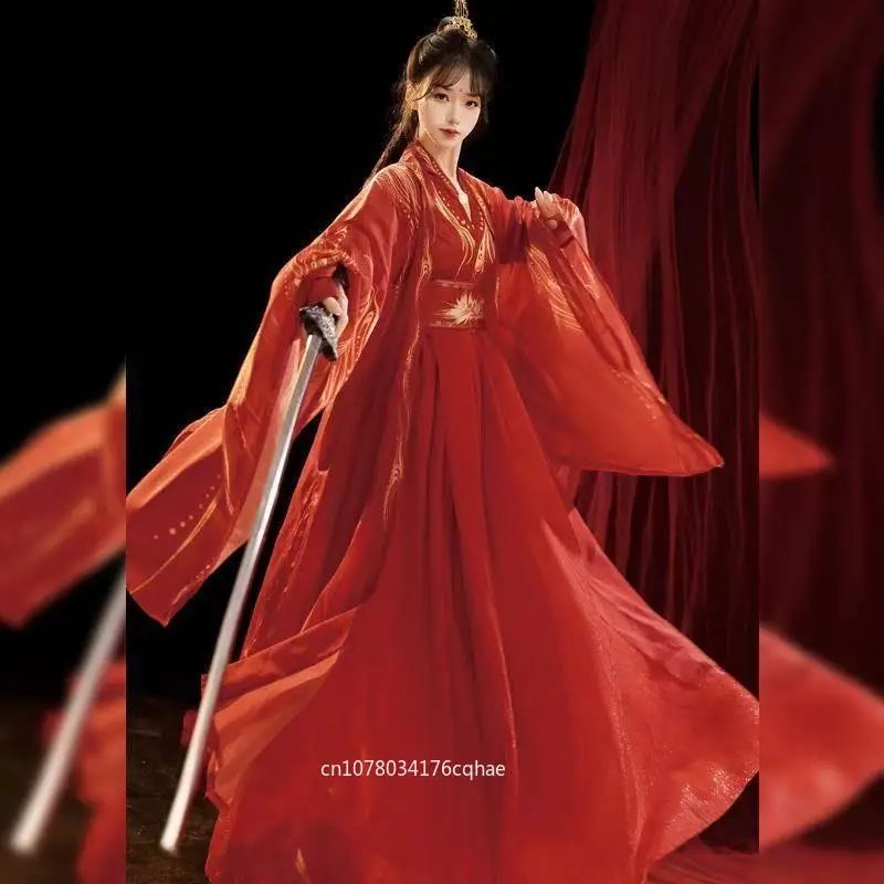 Red Hanfu Men Women Traditional Chinese Clothing Vintage Phoenix Feather Printing Suits Halloween Cosplay Costume Niche
Red Hanfu Men Women Traditional Chinese Clothing Vintage Phoenix Feather Printing Suits Halloween Cosplay Costume Niche