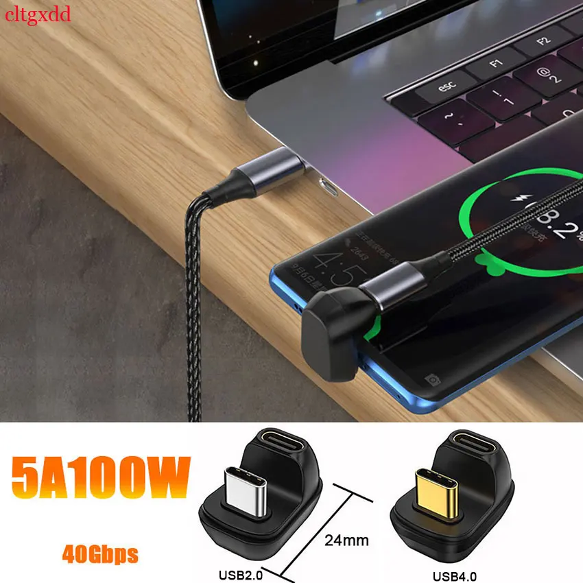 USB 2.0/4.0 Data Adapter Mini U-Shape USB C Female to Male Cable Converter 100W Type C Charging Data Sync for Thunderbolt 3/4
USB 2.0/4.0 Data Adapter Mini U-Shape USB C Female to Male Cable Converter 100W Type C Charging Data Sync for Thunderbolt 3/4