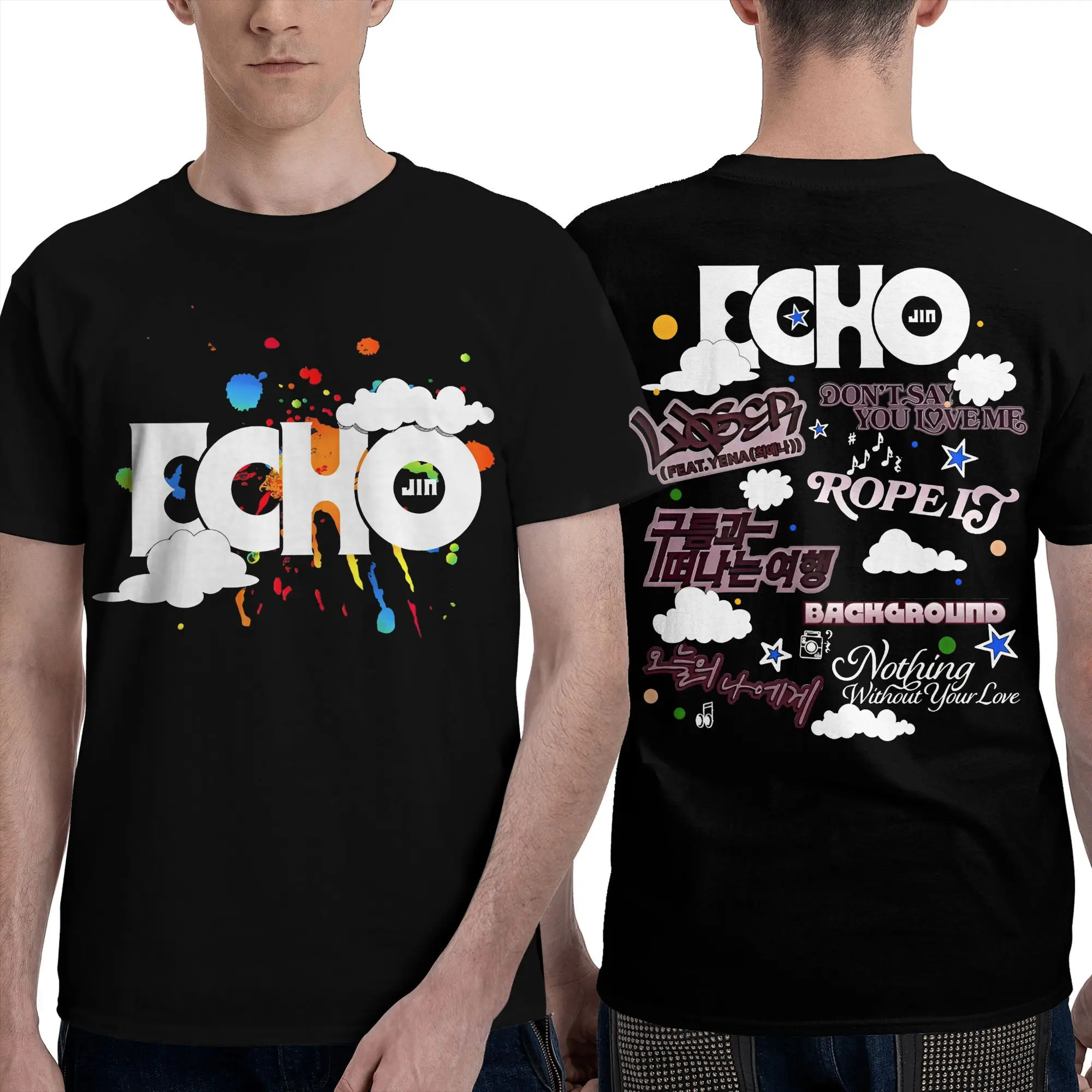 Jin Run seokjin EP Tour 2025 concert kpop Men Women's T Shirts Apparel Tees T-Shirt Pure Cotton Graphic Printing Clothing
Jin Run seokjin EP Tour 2025 concert kpop Men Women's T Shirts Apparel Tees T-Shirt Pure Cotton Graphic Printing Clothing