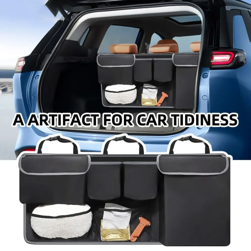 Multiple Pockets Car Trunk Storage Bag Adjustable High Capacity Backseat Hanging Organizer Space Saving Oxford Cloth
Multiple Pockets Car Trunk Storage Bag Adjustable High Capacity Backseat Hanging Organizer Space Saving Oxford Cloth