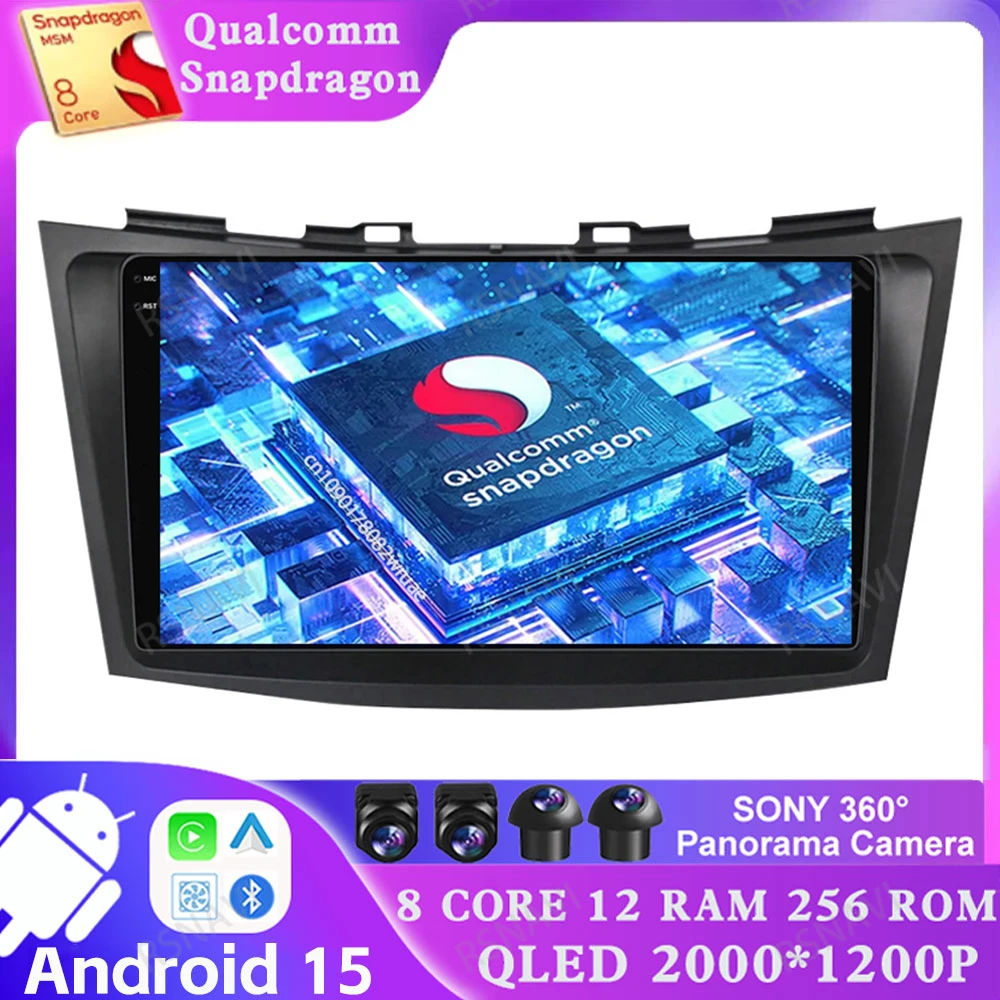 Android 15 for Suzuki Swift 4 2011 2012 2013 2014 2015 Head Unit BT 5G WIFI Wireless Carplay Auto DSP Car Radio Viedo Player GPS
Android 15 for Suzuki Swift 4 2011 2012 2013 2014 2015 Head Unit BT 5G WIFI Wireless Carplay Auto DSP Car Radio Viedo Player GPS