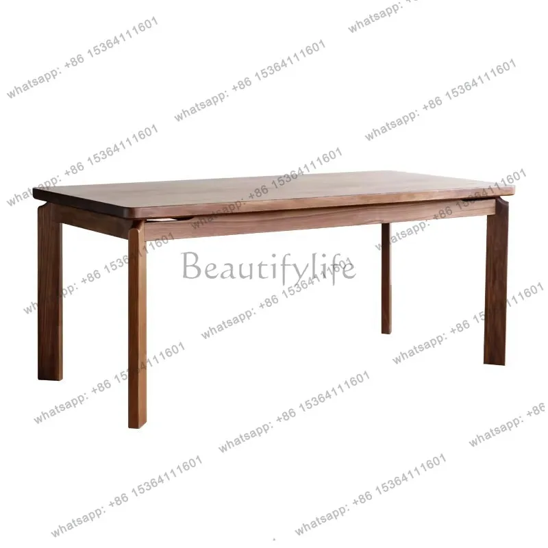 North American Black Walnut Bedroom Desk Home Modern Dining Table Workbench
North American Black Walnut Bedroom Desk Home Modern Dining Table Workbench