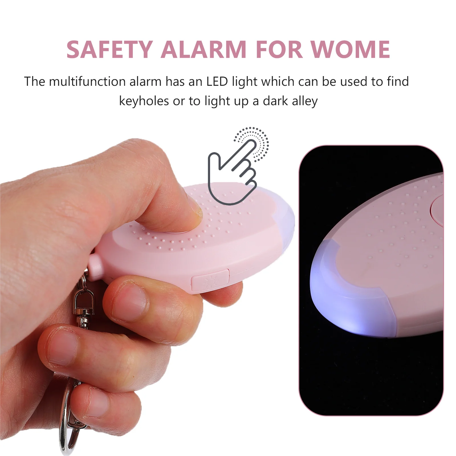Anti Wolf Siren Personal Safety Alarm for Women with Led Light Woman Plastic Sound Elder
Anti Wolf Siren Personal Safety Alarm for Women with Led Light Woman Plastic Sound Elder