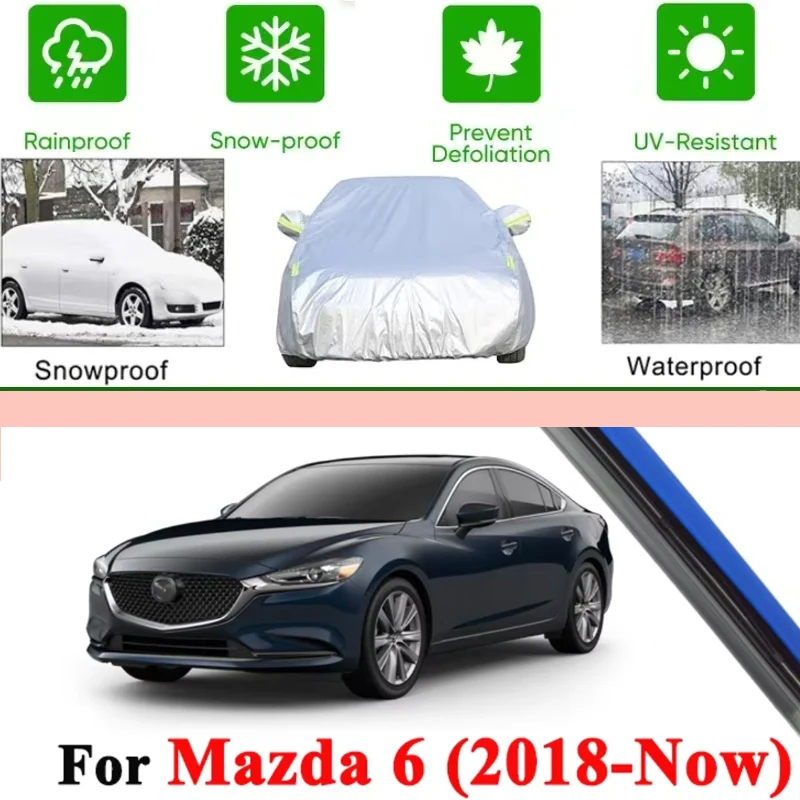 For Mazda 6 2018-2026 2020 2021 2022 2023 Full Car Covers Outdoor Sun Anti UV Rain Snow Dust Protection Oxford Cloth Accessories
For Mazda 6 2018-2026 2020 2021 2022 2023 Full Car Covers Outdoor Sun Anti UV Rain Snow Dust Protection Oxford Cloth Accessories