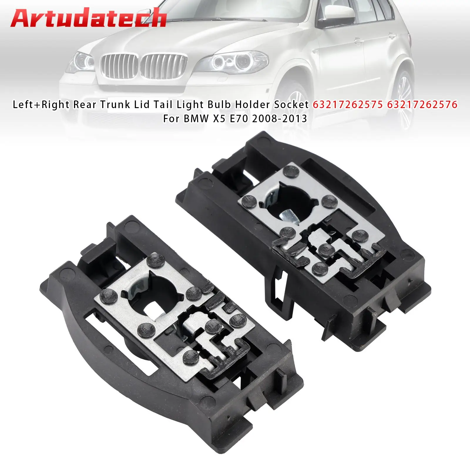 Artudatech Left+Right Rear Trunk Lid Tail Light Bulb Holder Socket For BMW X5 E70 2008-2013
Artudatech Left+Right Rear Trunk Lid Tail Light Bulb Holder Socket For BMW X5 E70 2008-2013