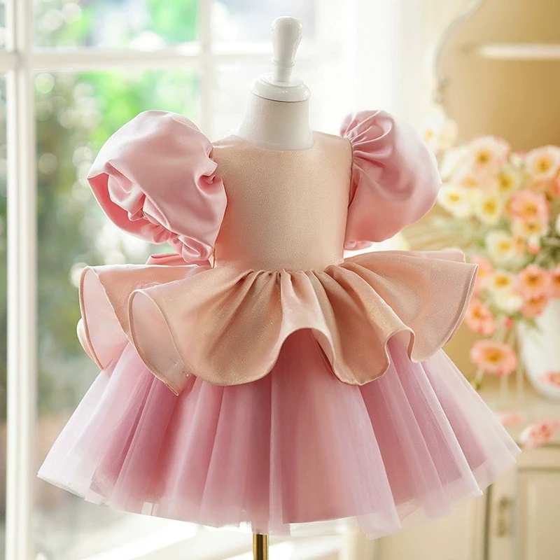 Розовое платье принцессы для девочек, детское праздничное платье для дня рождения, нарядное платье для детских показов мод, выступлений, одежда на Ид
Розовое платье принцессы для девочек, детское праздничное платье для дня рождения, нарядное платье для детских показов мод, выступлений, одежда на Ид