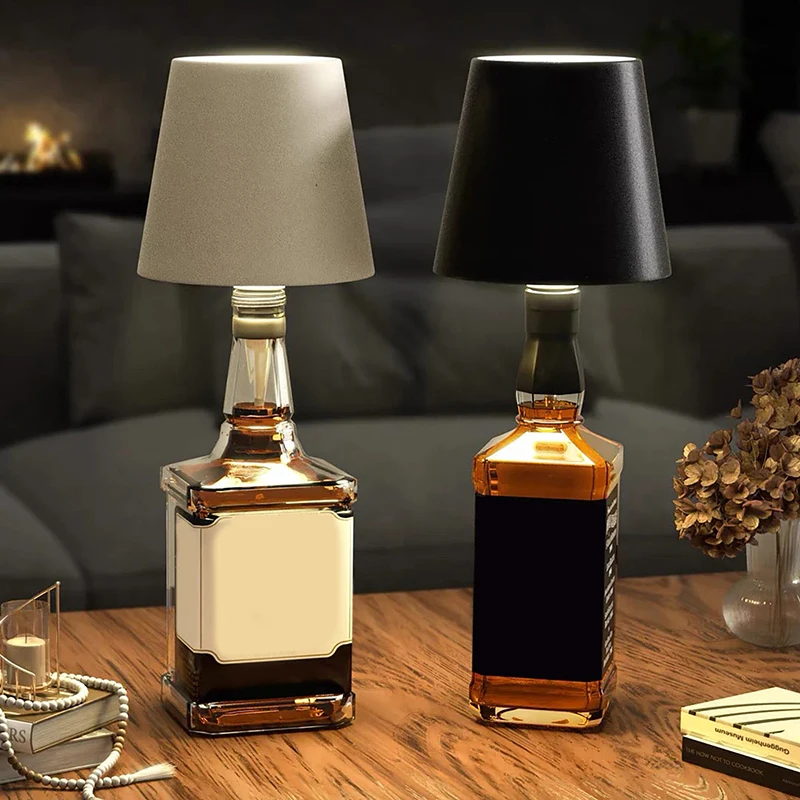 Wine Bottle LED Wireless Table Lamp Infinitely Dimmable USB Rechargeable Dining Table Lights Beverage Lamp Top Touch
Wine Bottle LED Wireless Table Lamp Infinitely Dimmable USB Rechargeable Dining Table Lights Beverage Lamp Top Touch