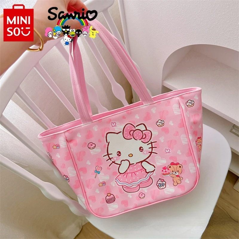 Женская сумка через плечо Sanrio, модная женская сумка высокого качества, мультяшная многофункциональная вместительная сумка для хранения для девушек
Женская сумка через плечо Sanrio, модная женская сумка высокого качества, мультяшная многофункциональная вместительная сумка для хранения для девушек
