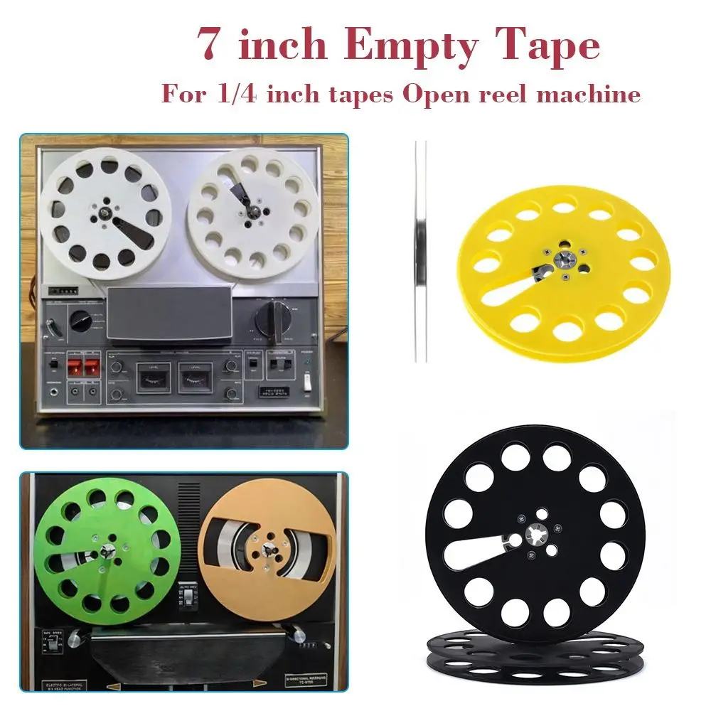 7inch Sound Tape Takeup Reel 1/4" Width Spare Parts Recording Takeup Reel Durable Professional for TEAC/ReVox Studer
7inch Sound Tape Takeup Reel 1/4" Width Spare Parts Recording Takeup Reel Durable Professional for TEAC/ReVox Studer