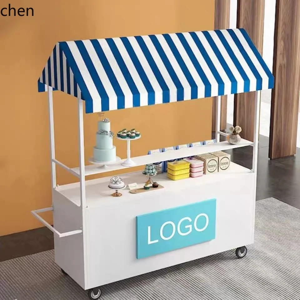 HXL wrought iron stall trolley mobile display stand night market float promotion car
HXL wrought iron stall trolley mobile display stand night market float promotion car