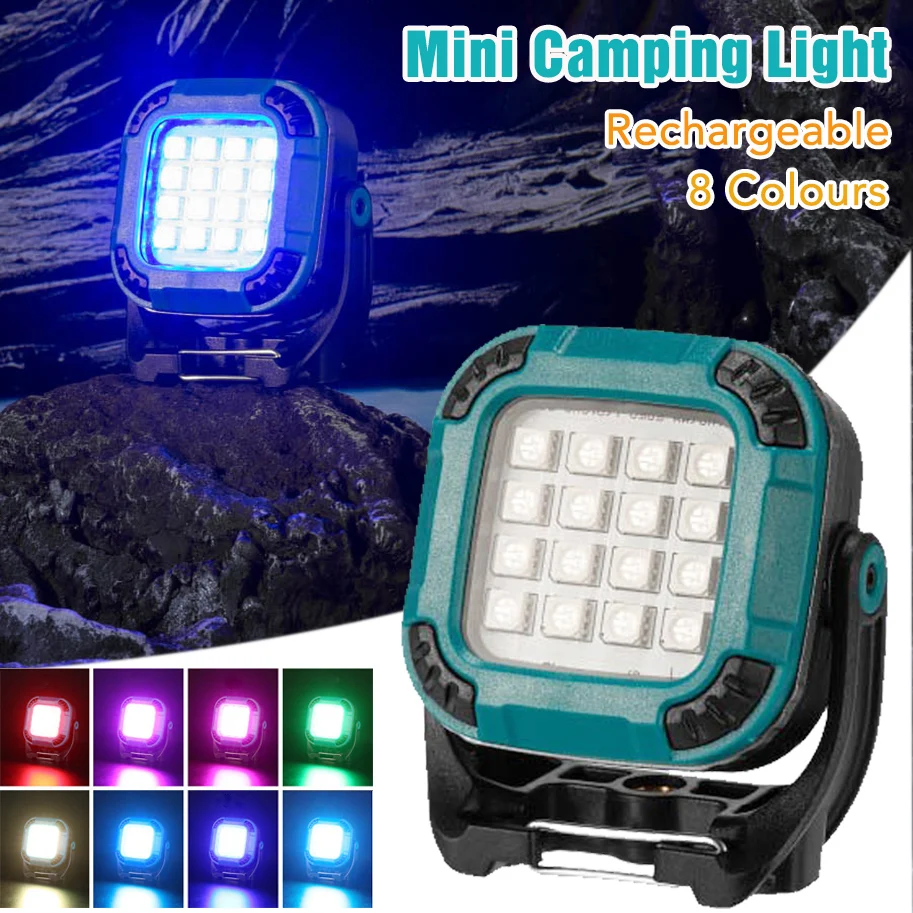 Multifunctional 8 Colors Camping Lantern Mini Magnetic Work Light Outdoor Camping Light Rechargeable Emergency Light With Hook
Multifunctional 8 Colors Camping Lantern Mini Magnetic Work Light Outdoor Camping Light Rechargeable Emergency Light With Hook