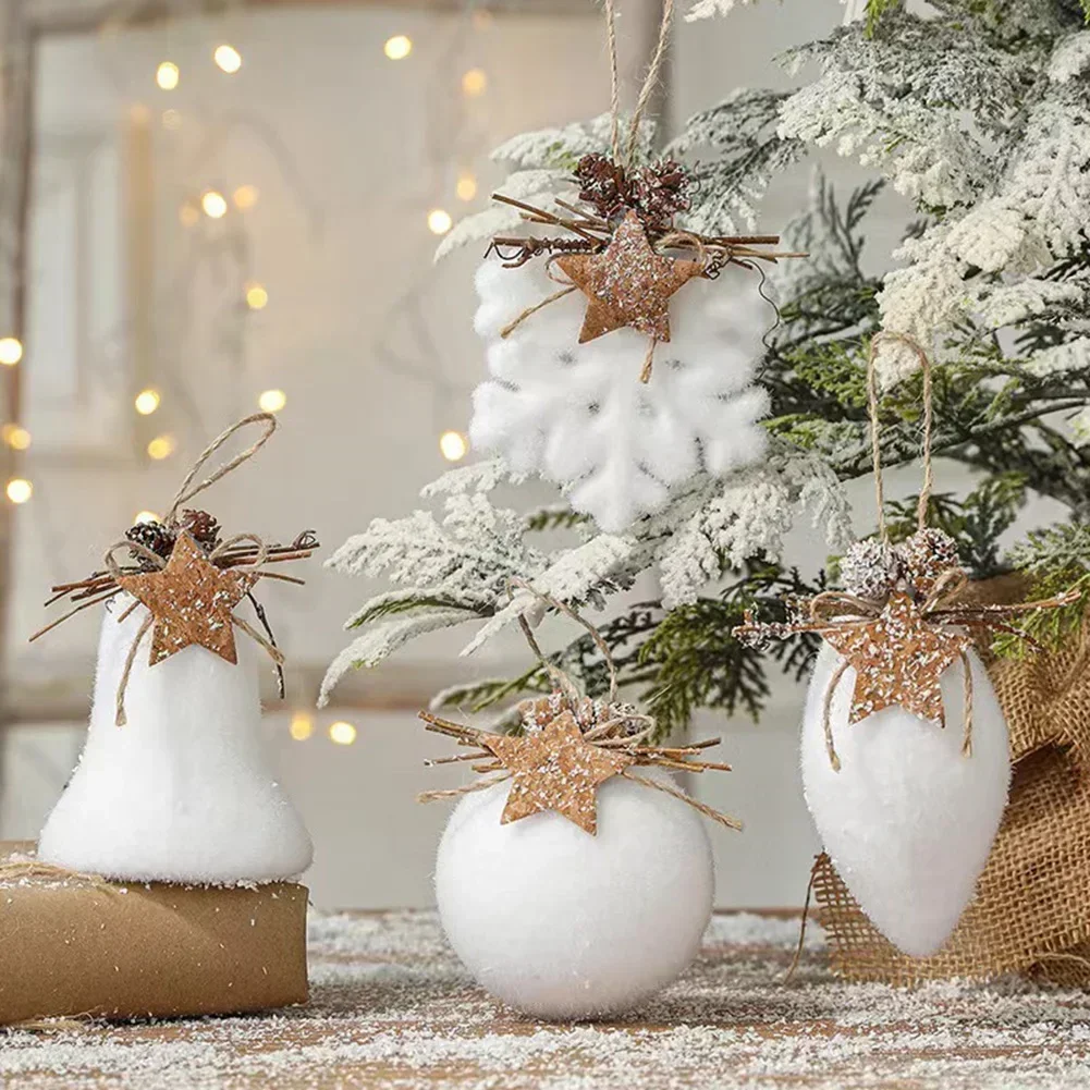 Christmas Foam Ball White Snowflake Water Drop Bell Xmas Tree Decoration Pendant For Xmas Party New Year Ornament Navidad Gifts
Christmas Foam Ball White Snowflake Water Drop Bell Xmas Tree Decoration Pendant For Xmas Party New Year Ornament Navidad Gifts