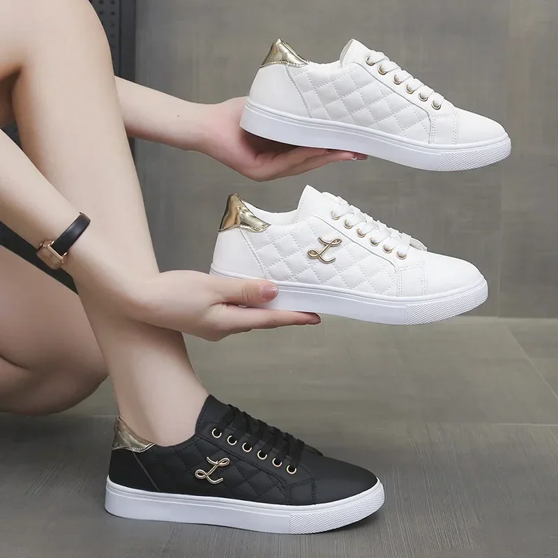 Women's Sneakers Fashion Breathable Flat Shoes Woman Soft Sole Walking Vulcanized Shoes Women Casual Sneaker Zapatos De Mujer
Women's Sneakers Fashion Breathable Flat Shoes Woman Soft Sole Walking Vulcanized Shoes Women Casual Sneaker Zapatos De Mujer