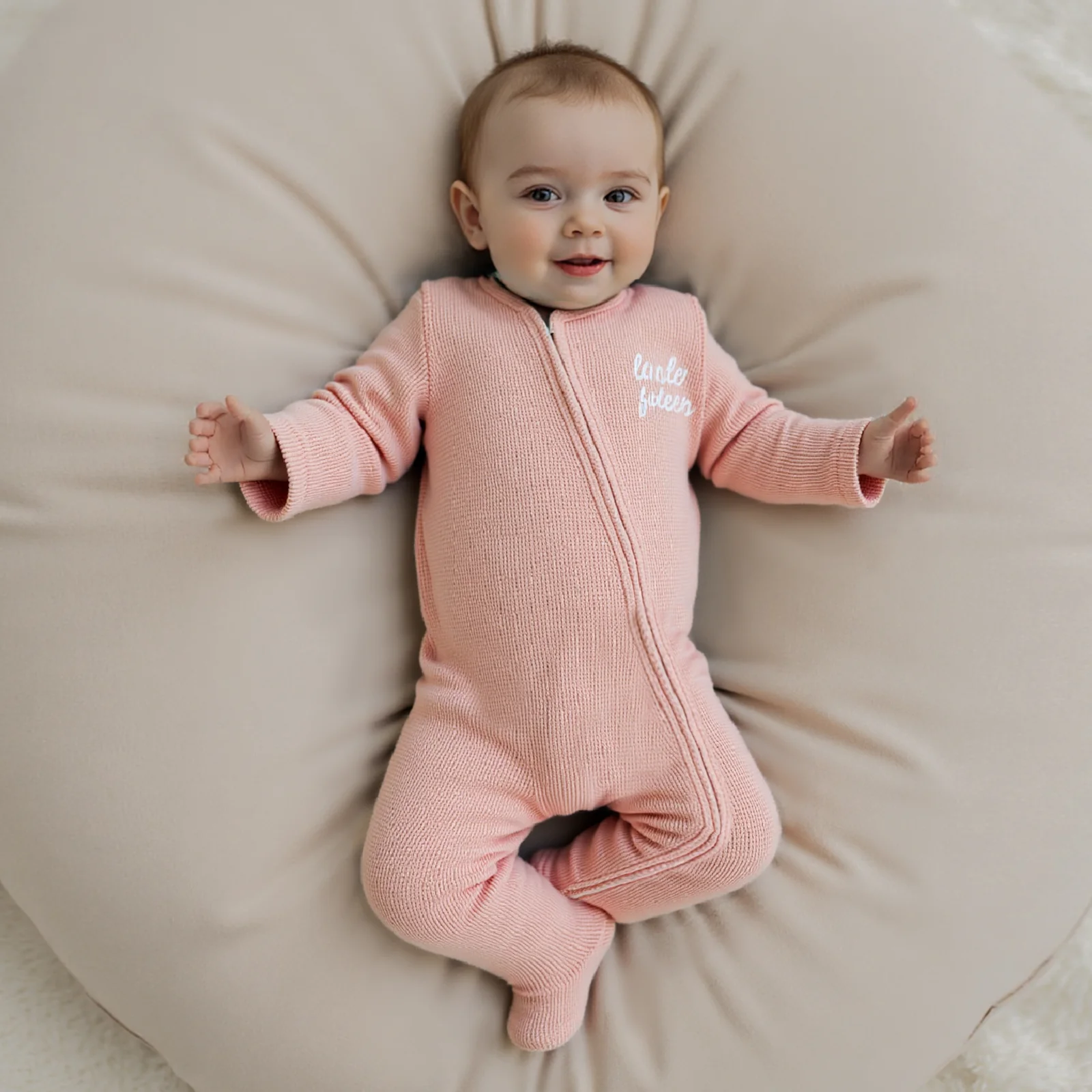 Комбинезон на весну и осень для новорожденных девочек, осенний комбинезон с круглым вырезом и длинными рукавами, вышивкой букв
Комбинезон на весну и осень для новорожденных девочек, осенний комбинезон с круглым вырезом и длинными рукавами, вышивкой букв