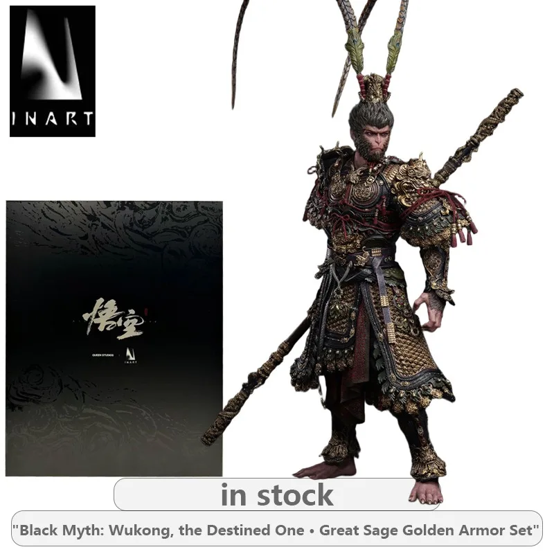 INART Original 1/6Collect Dolls Series Wukong Tianming Ren Great Sage Golden Armor Set Action Figure Model Toys Gifts Fo Boys
INART Original 1/6Collect Dolls Series Wukong Tianming Ren Great Sage Golden Armor Set Action Figure Model Toys Gifts Fo Boys