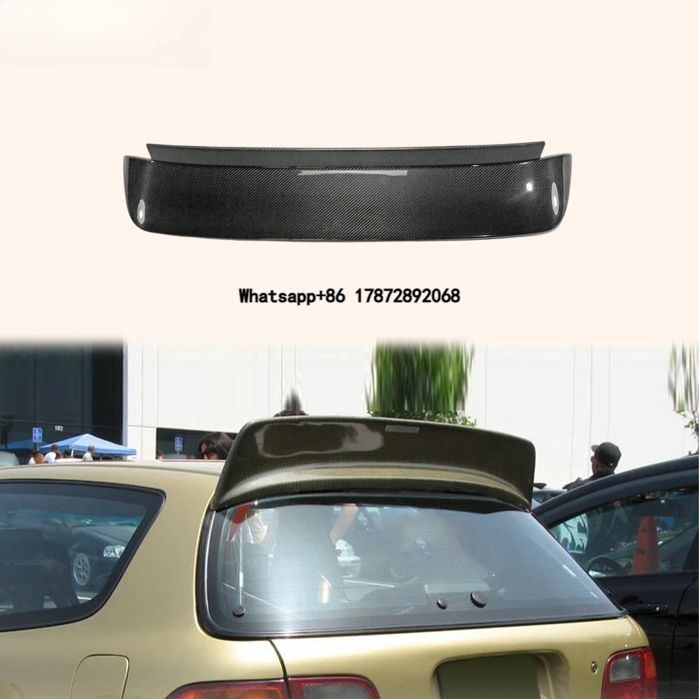 For EG Hatchback 1992-95 BYS Type Carbon Fiber Rear Roof Spoiler
For EG Hatchback 1992-95 BYS Type Carbon Fiber Rear Roof Spoiler
