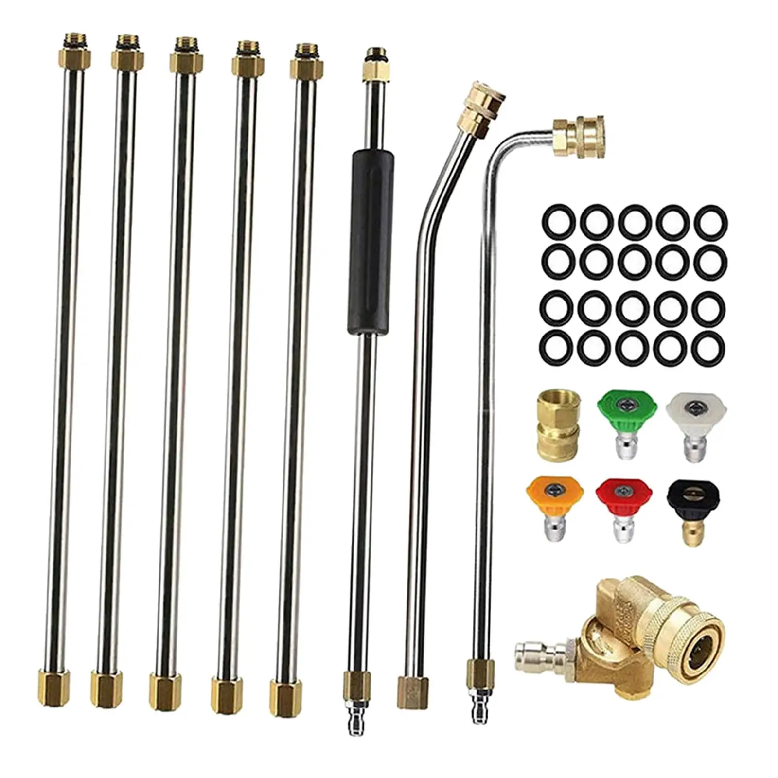 Pressure Washer Extension Rod 1/4inch Quick Connect Cleaner Attachment Leakproof
Pressure Washer Extension Rod 1/4inch Quick Connect Cleaner Attachment Leakproof