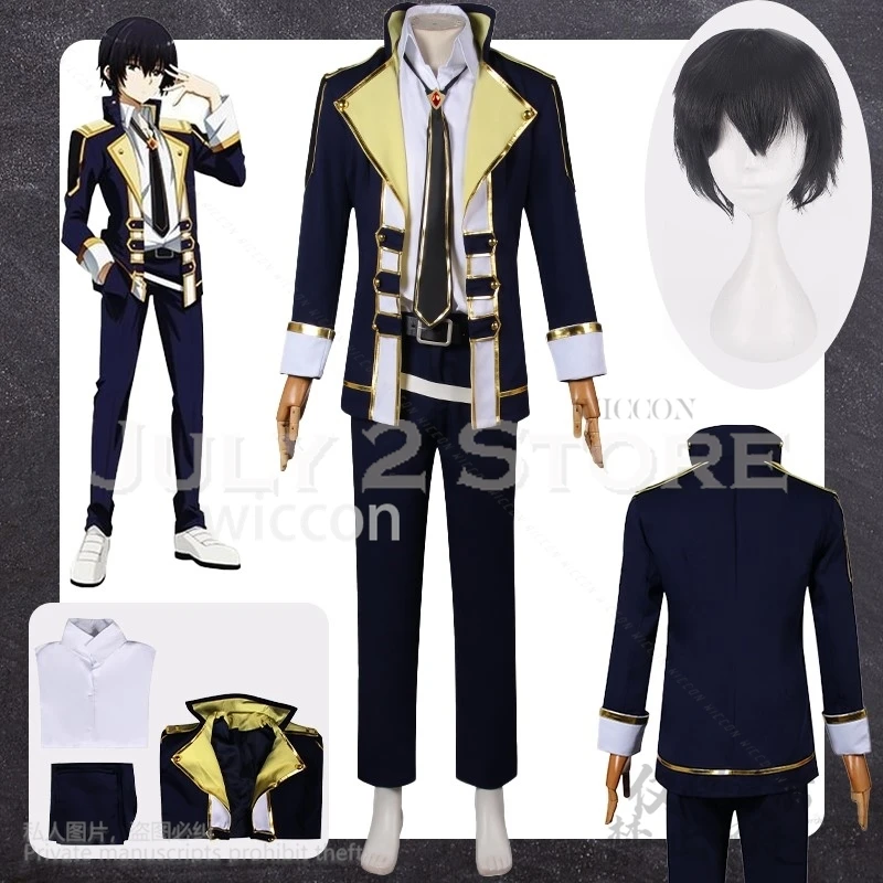 Anime Cid Kagenou The Eminence In Shadow Cosplay DK School Uniform Coat Pants Black Wigs For Man Woman Halloween Cos disfraz
Anime Cid Kagenou The Eminence In Shadow Cosplay DK School Uniform Coat Pants Black Wigs For Man Woman Halloween Cos disfraz