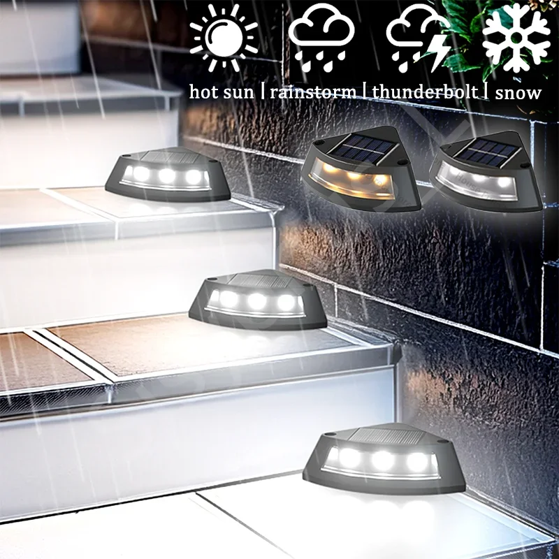 4-8PCS Outdoor Solar LED Step Lamp Waterproof Decorative Light for Home Garden Staircase Patio Walkway Safety Lighting
4-8PCS Outdoor Solar LED Step Lamp Waterproof Decorative Light for Home Garden Staircase Patio Walkway Safety Lighting