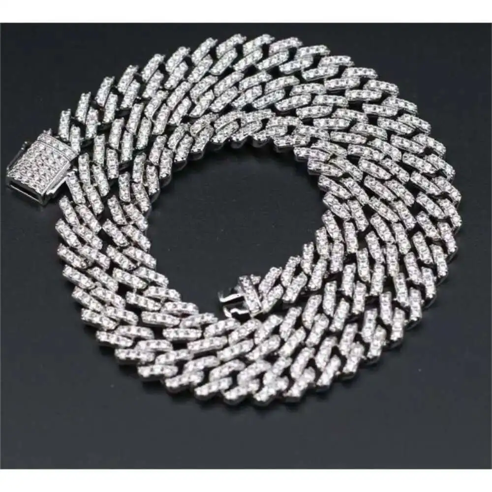 Wholesale Personality 14k Real Gold Chain Customized Size Necklace Oem 925 Silver Sterling Moissanite Miami Men Cuban Link Chain
Wholesale Personality 14k Real Gold Chain Customized Size Necklace Oem 925 Silver Sterling Moissanite Miami Men Cuban Link Chain