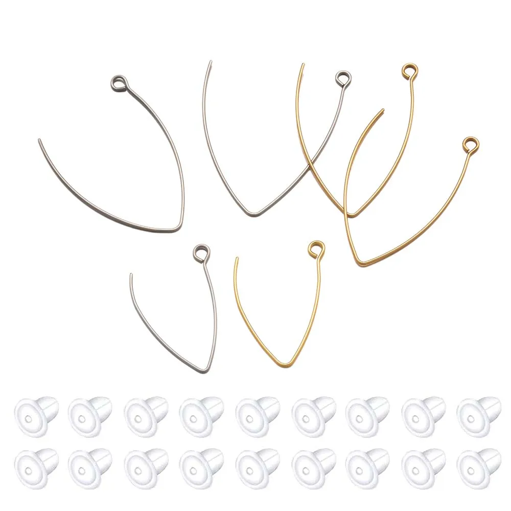 1Pack Stainless Steel Ear Wire Hypoallergenic Earrings Hook Back for DIY Dangle Jewelry Making Supplies Materials Accessories
1Pack Stainless Steel Ear Wire Hypoallergenic Earrings Hook Back for DIY Dangle Jewelry Making Supplies Materials Accessories