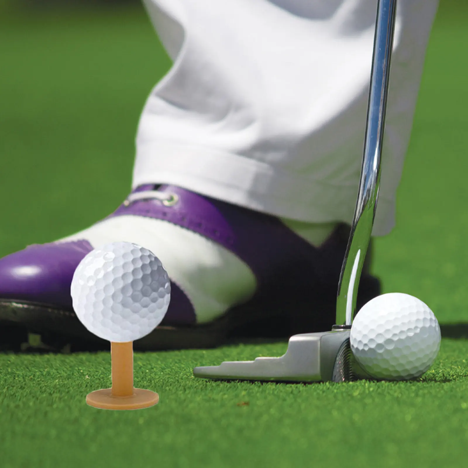 20Pcs Golf Tees Professional Rubber Golf Ball Holders for Depth Accuracy Distance Driving Range
20Pcs Golf Tees Professional Rubber Golf Ball Holders for Depth Accuracy Distance Driving Range