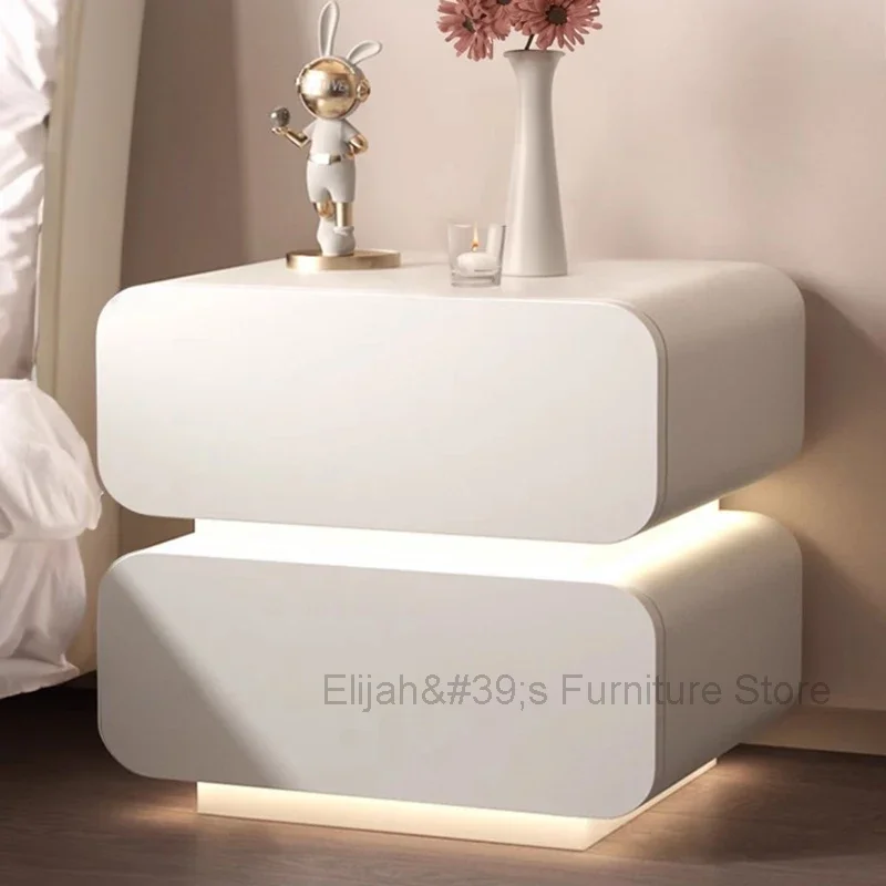 Nordic Smart Nightstands White Drawers Created Nordic Modern Bedside Tables Storage Cabinet Mesa De Noche Home Furniture 50MQNS
Nordic Smart Nightstands White Drawers Created Nordic Modern Bedside Tables Storage Cabinet Mesa De Noche Home Furniture 50MQNS