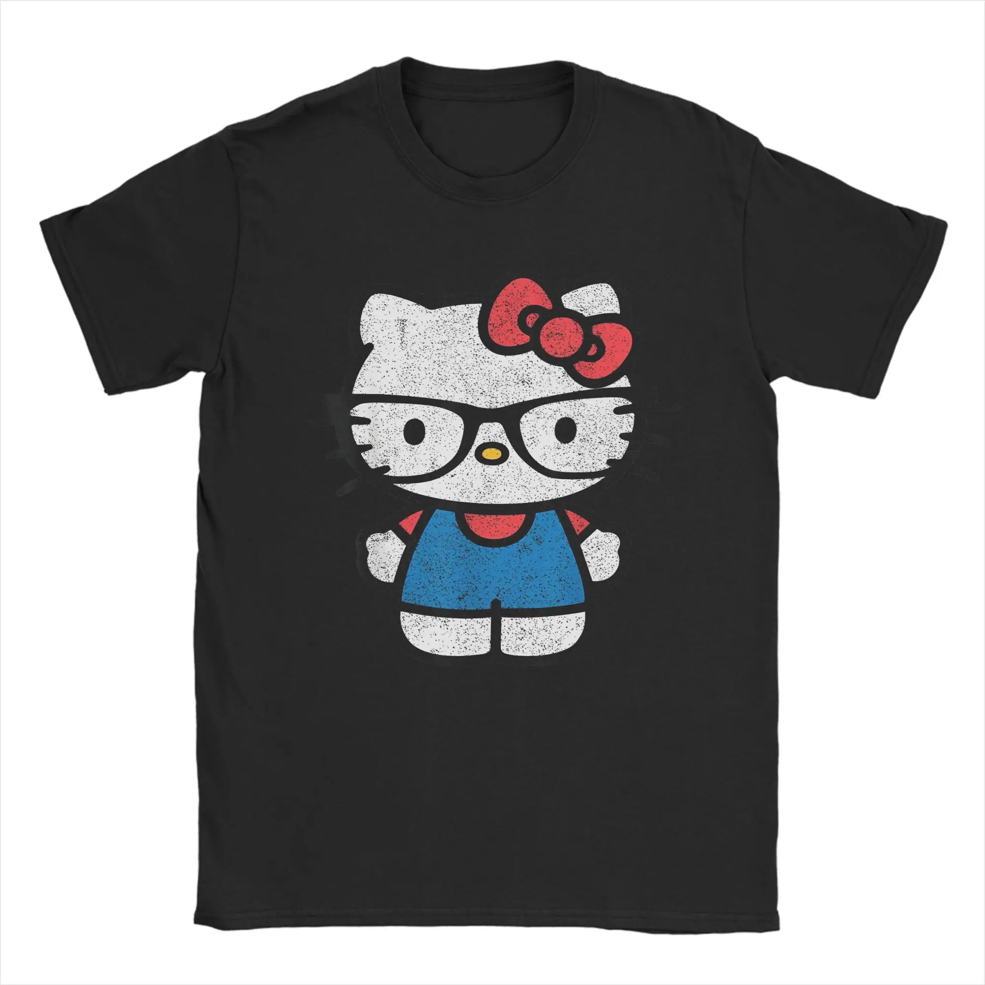 Unique Hello Kitty Distressed Nerd Glasses T-Shirts for Men O Neck Pure Cotton T Shirt Short Sleeve Tees Plus Size Tops
Unique Hello Kitty Distressed Nerd Glasses T-Shirts for Men O Neck Pure Cotton T Shirt Short Sleeve Tees Plus Size Tops