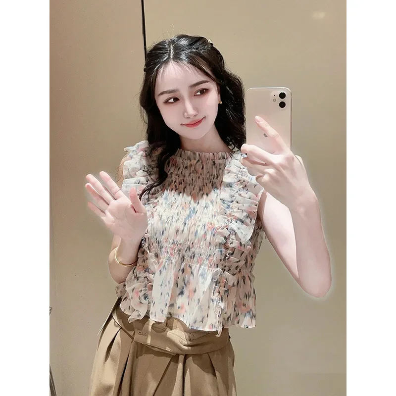 2025 early spring Japanese cross-border new products sweet tulle perspective chiffon shirt top women
2025 early spring Japanese cross-border new products sweet tulle perspective chiffon shirt top women