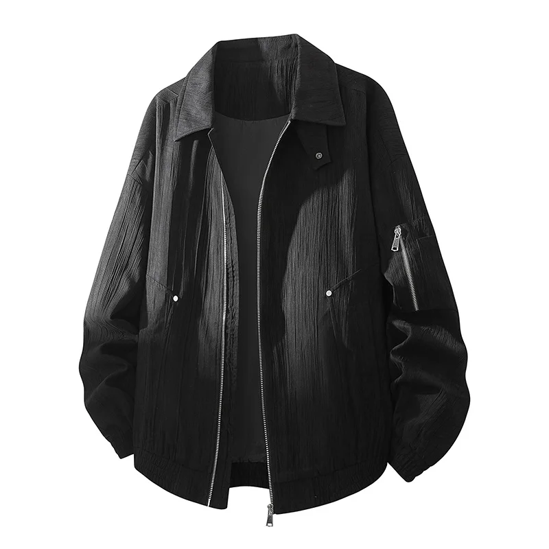 Дышащая удобная кожаная куртка с лацканами, ветрозащитная мужская одежда, классические парки Roupas Masculinas на молнии высокого качества
Дышащая удобная кожаная куртка с лацканами, ветрозащитная мужская одежда, классические парки Roupas Masculinas на молнии высокого качества