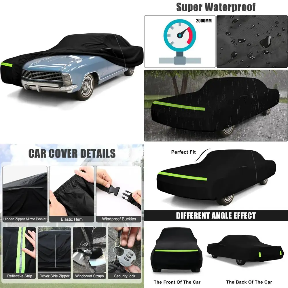 All-Weather Classic Car Cover for 1963-1970 2 Door Hardtop with Inner Cotton, Waterproof Replacement Cover for Vintage Vehicles
All-Weather Classic Car Cover for 1963-1970 2 Door Hardtop with Inner Cotton, Waterproof Replacement Cover for Vintage Vehicles