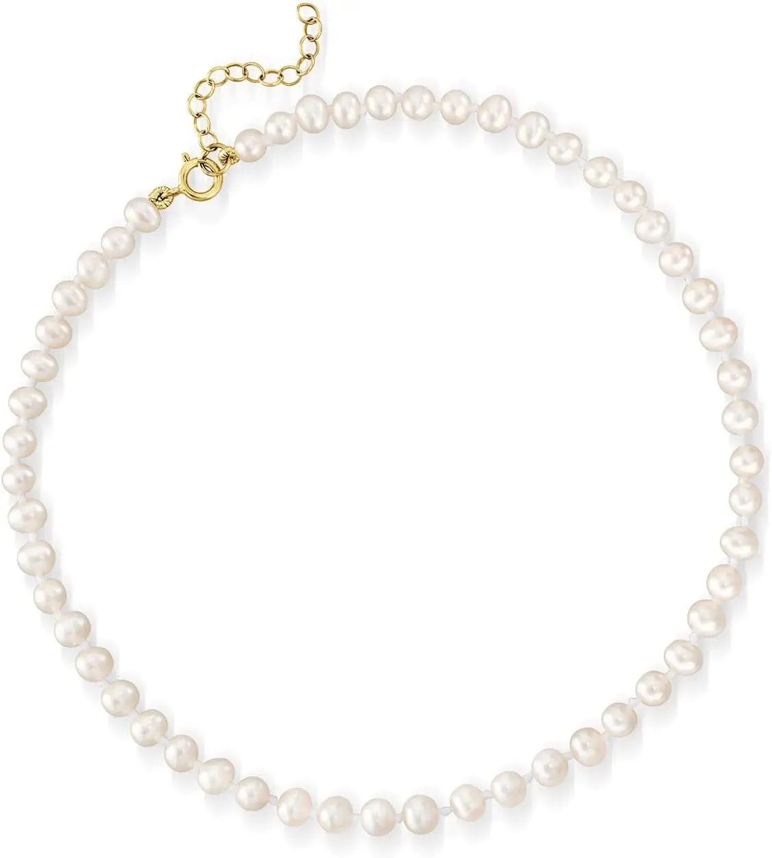 Ross-Simons Pure Collection 4-4.5mm Cultured Pearl Anklet With 14kt Yellow Gold. 9 inches
Ross-Simons Pure Collection 4-4.5mm Cultured Pearl Anklet With 14kt Yellow Gold. 9 inches