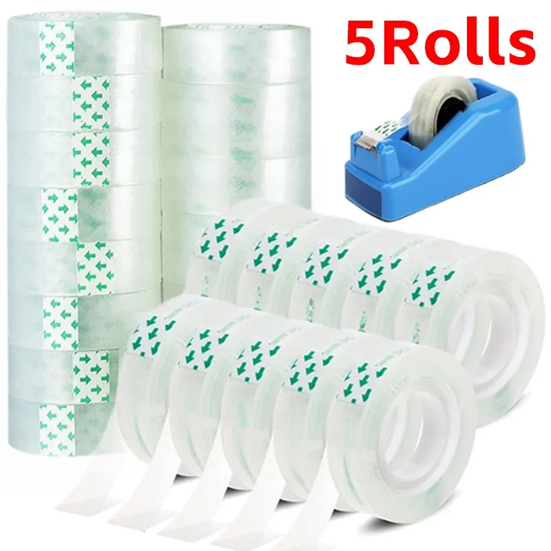 18/12/8mm Transparent Adhesive Tape Pack Tools Stationery Office School Supplies Students Adhesive Tape Packing Present Flower
18/12/8mm Transparent Adhesive Tape Pack Tools Stationery Office School Supplies Students Adhesive Tape Packing Present Flower