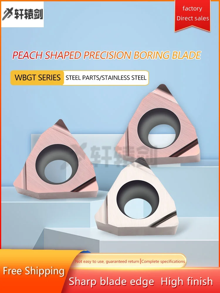 WBGT080202 WBGT080204 L-W Carbide Inserts Inner Hole Metal Ceramic Blades CNC lathe Cutters For Steel Parts/Stainless Steel
WBGT080202 WBGT080204 L-W Carbide Inserts Inner Hole Metal Ceramic Blades CNC lathe Cutters For Steel Parts/Stainless Steel