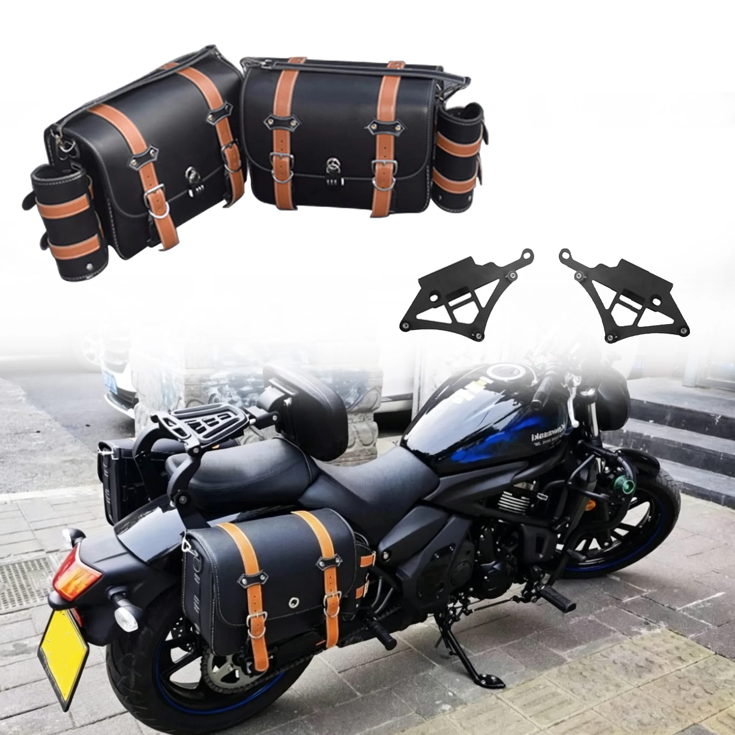 For Kawasaki Vulcan S 650 EN650 VN650 Models 2015-2026 Accessories Motorcycle Bags Quick Release Saddlebags pocket Side boxes
For Kawasaki Vulcan S 650 EN650 VN650 Models 2015-2026 Accessories Motorcycle Bags Quick Release Saddlebags pocket Side boxes