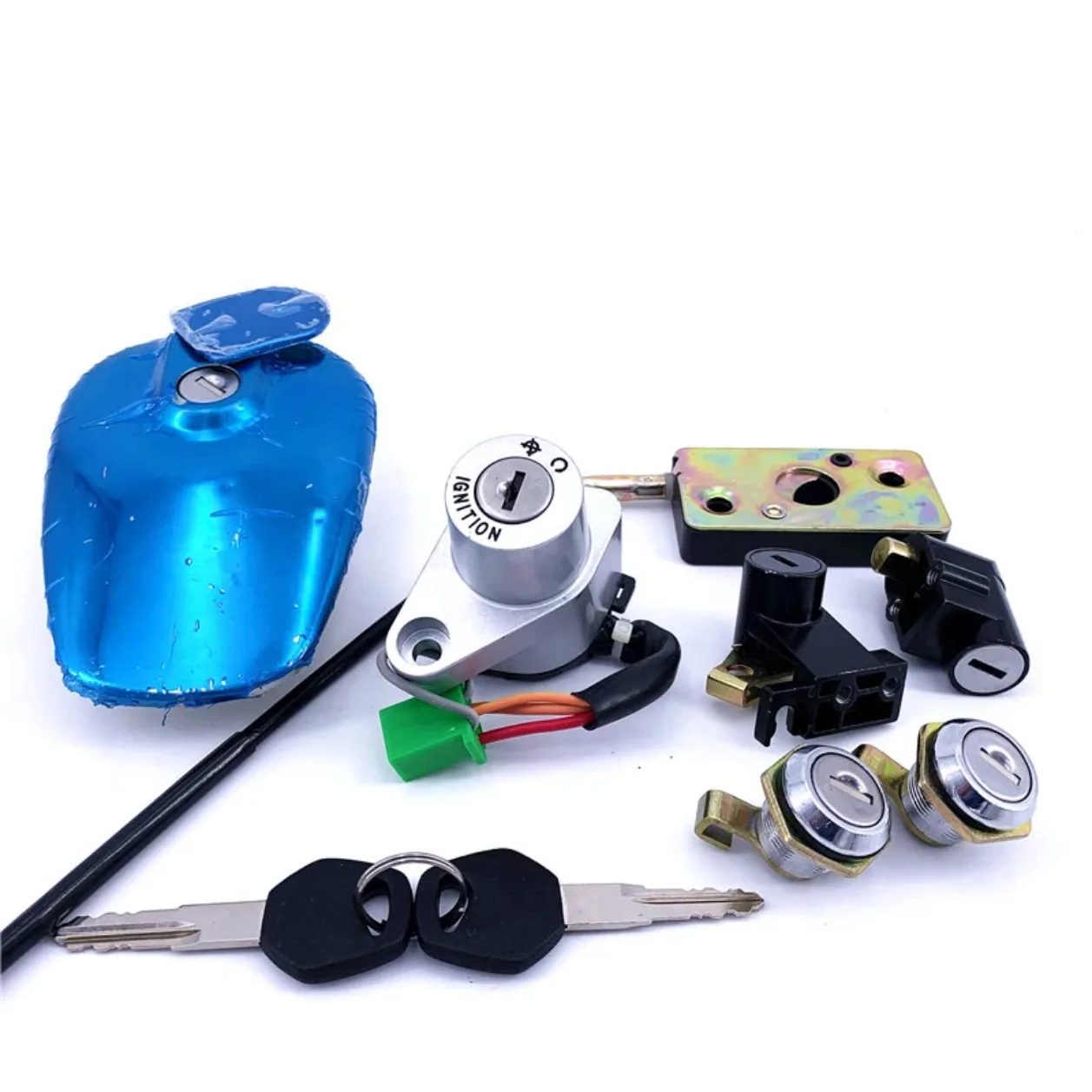 Motorcycle Accessories GZ150-A Set Lock GZ125HS Fuel Tank Cap Electric Door Lock Key Side Box Lock
Motorcycle Accessories GZ150-A Set Lock GZ125HS Fuel Tank Cap Electric Door Lock Key Side Box Lock