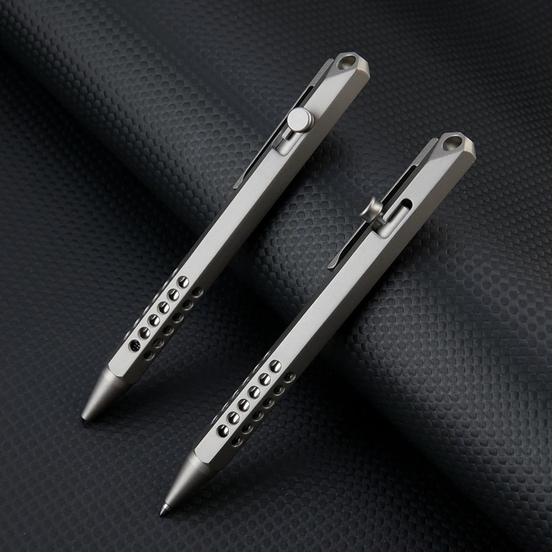 High Quality TC4 Titanium Tactical Pen Business Signature Pen Emergency Glass Breaker Security Protection Survival Supplies
High Quality TC4 Titanium Tactical Pen Business Signature Pen Emergency Glass Breaker Security Protection Survival Supplies