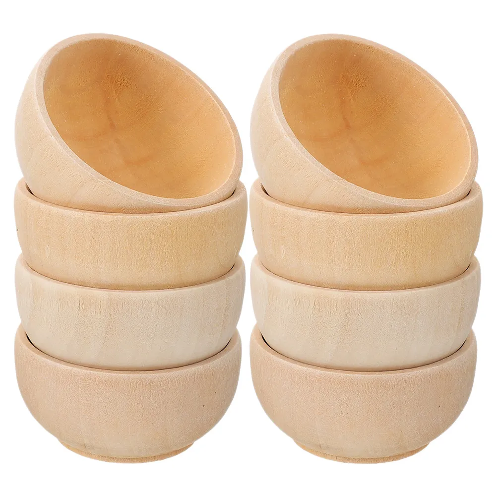 8Pcs Mini Wooden Bowls Blank Smooth Surface DIY Craft Supplies Kids Creative Art Projects Unpainted Small Wood Bowls Set
8Pcs Mini Wooden Bowls Blank Smooth Surface DIY Craft Supplies Kids Creative Art Projects Unpainted Small Wood Bowls Set